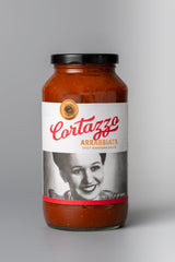 Cortazzo Arrabbiata Sauce - Spicy Marinara Pasta Sauce | Tomato Sauce Made with Fresh & All-Natural Ingredients | Non GMO, Vegan, Gluten Free