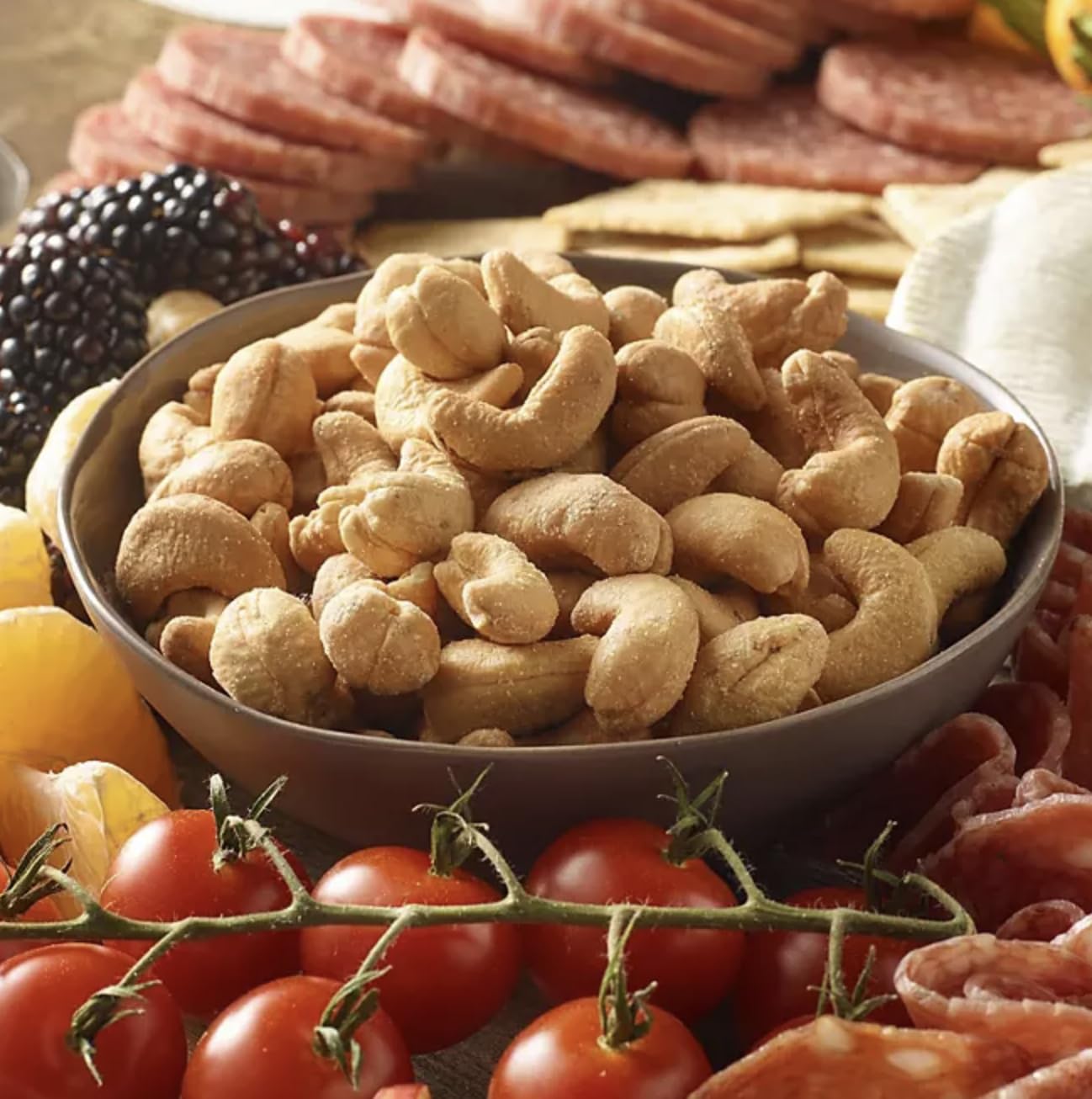 JMSPACK - Whole Cashews with Sea Salt, 16 Ounces (1 Lb)
