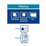 Tork Heavy Duty Paper Wiper White W24, Pop-Up Box, 10 x 90 Sheets, 450175