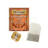 Twining Tea Gingerbread Joy Black Tea, 20 Counts, Caffeinated, Kosher, 20 Bags (Pack Of 6)