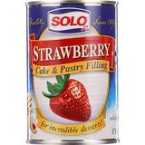 Solo Filling, Strawberry, 12-Ounce Unit (Pack of 12)