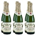 Martinelli’s Sparkling Apple Cider - Premium Non-Alcoholic Carbonated Apple Juice, 25.4 fl oz Glass Bottles, 6 Pack