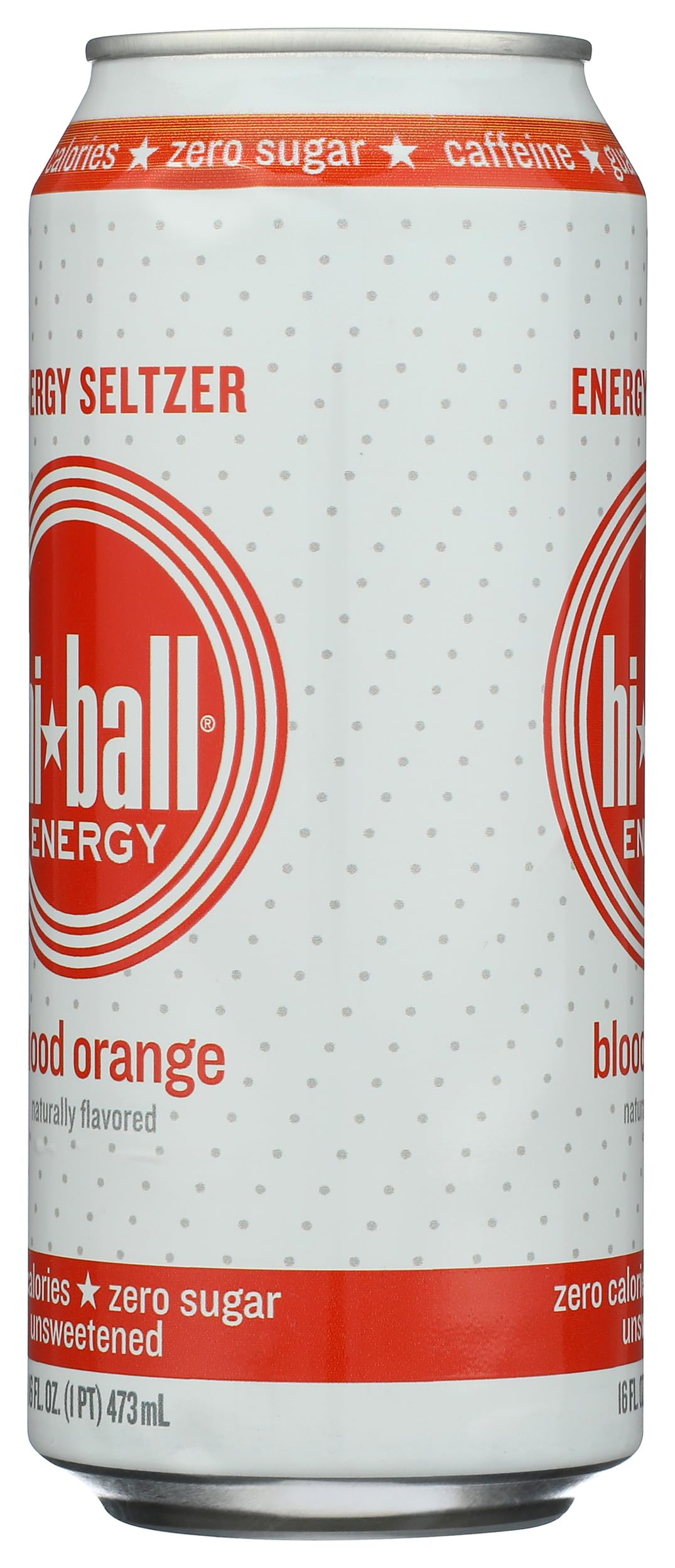 Hiball Energy Blood Orange Energy Seltzer, 16 FZ