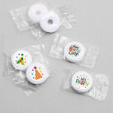 Big Dot of Happiness Cheerful Happy Birthday - Colorful Party Round Candy Sticker Favors - Labels Fit Chocolate Candy (1 Sheet of 108)