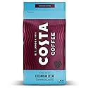 Costa Coffee Decaf Coffee Ground, Medium Roast 12 Oz Bag, Caramel & Nutty Full Flavor, Caffeine-Free 100% Columbia Arabica Beans, Smooth & Low-Acid