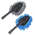 2 Pcs Super Soft Microfiber Duster Brush, Car Dash Cleaner, Cleaning Brush, Dusting Tool, Cleaning Tools for Car Cleaning, Home Kitchen, Computer