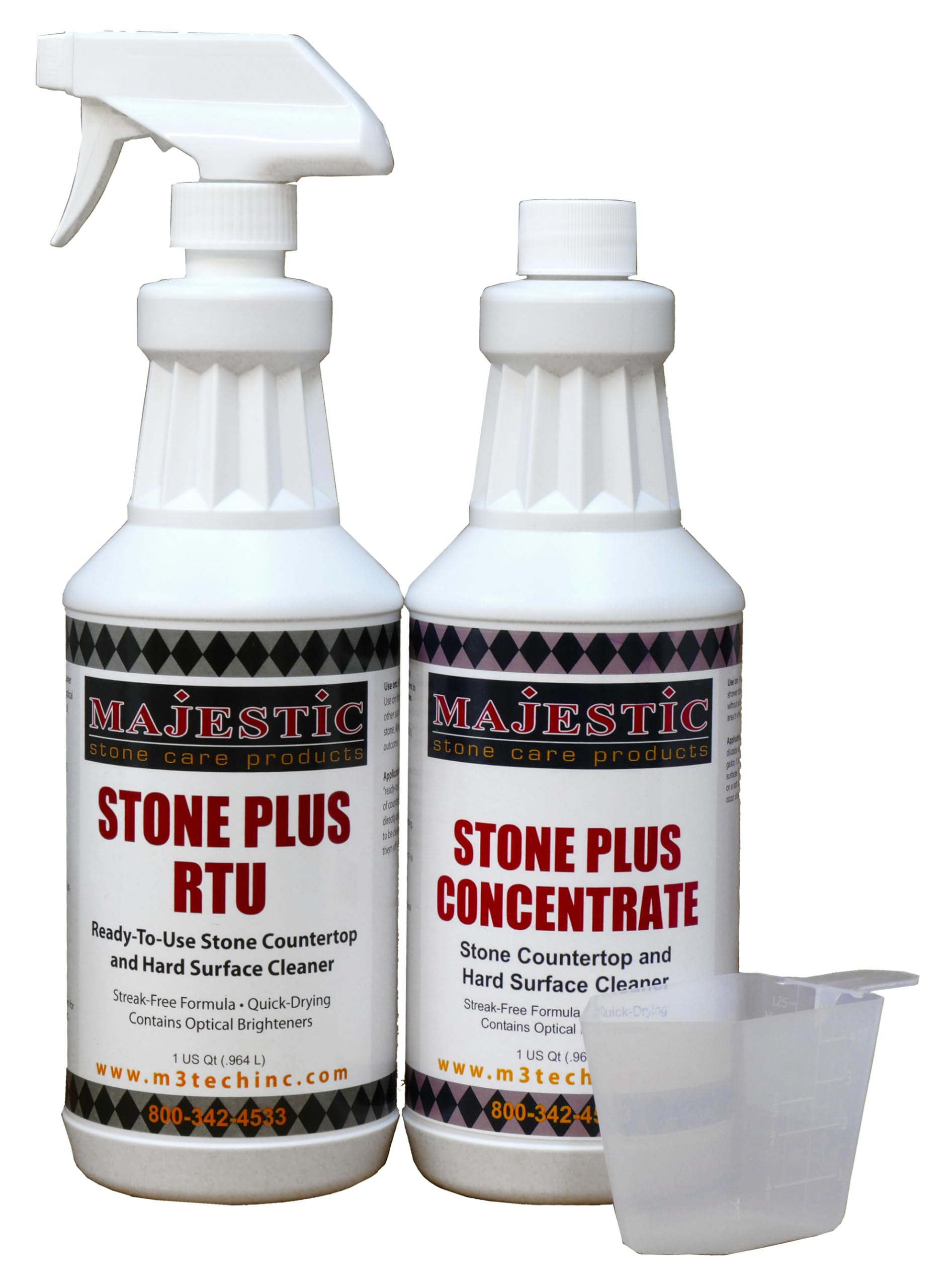 Majestic Stone Plus Value Kit : Marble, Granite, Natural Stone Cleaner