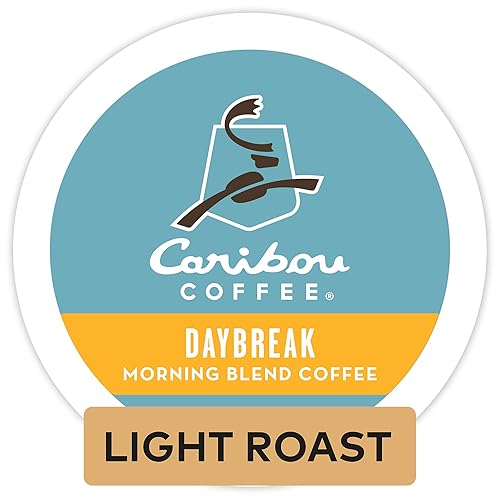 Caribou Coffee Daybreak Morning Blend Keurig K-Cups Coffee, 12 Count
