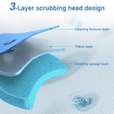 Saraudy 72 Count Toilet Brush Refill Pads, Toilet Brush Refill, Only Compatible Disposable Toilet Brush, Toilet Scrubber Refills, Brush Head