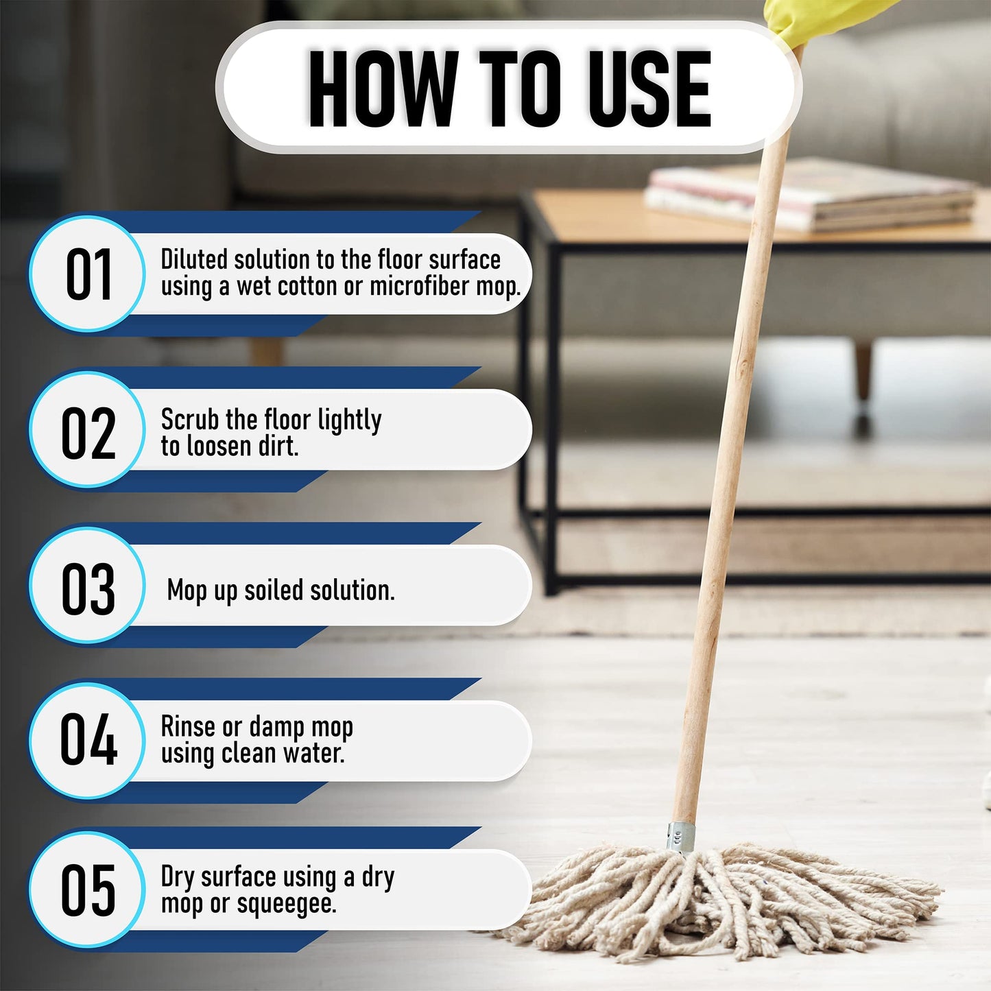 Maintain Grip Non-Slip Cleaner (Gallon) Concentrated Floor Cleaner for Tiles, Concrete and Natural Stone…