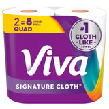Viva Signature Cloth Paper Towels, Choose-A-Sheet Size, 2 Quad Rolls, 172 Sheets per Roll (Packaging May Vary)