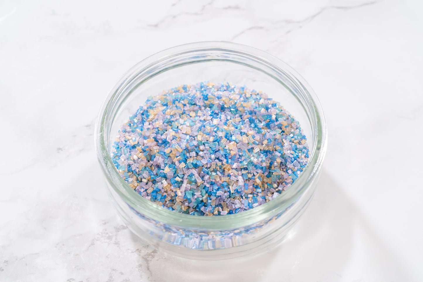 Bakerpan Pearlized Sugar Sprinkles for Baking - 7 Ounce Pastel Decorating Sugar Crystals for Cookies, Cake Pops, Ice Cream (Made in USA)