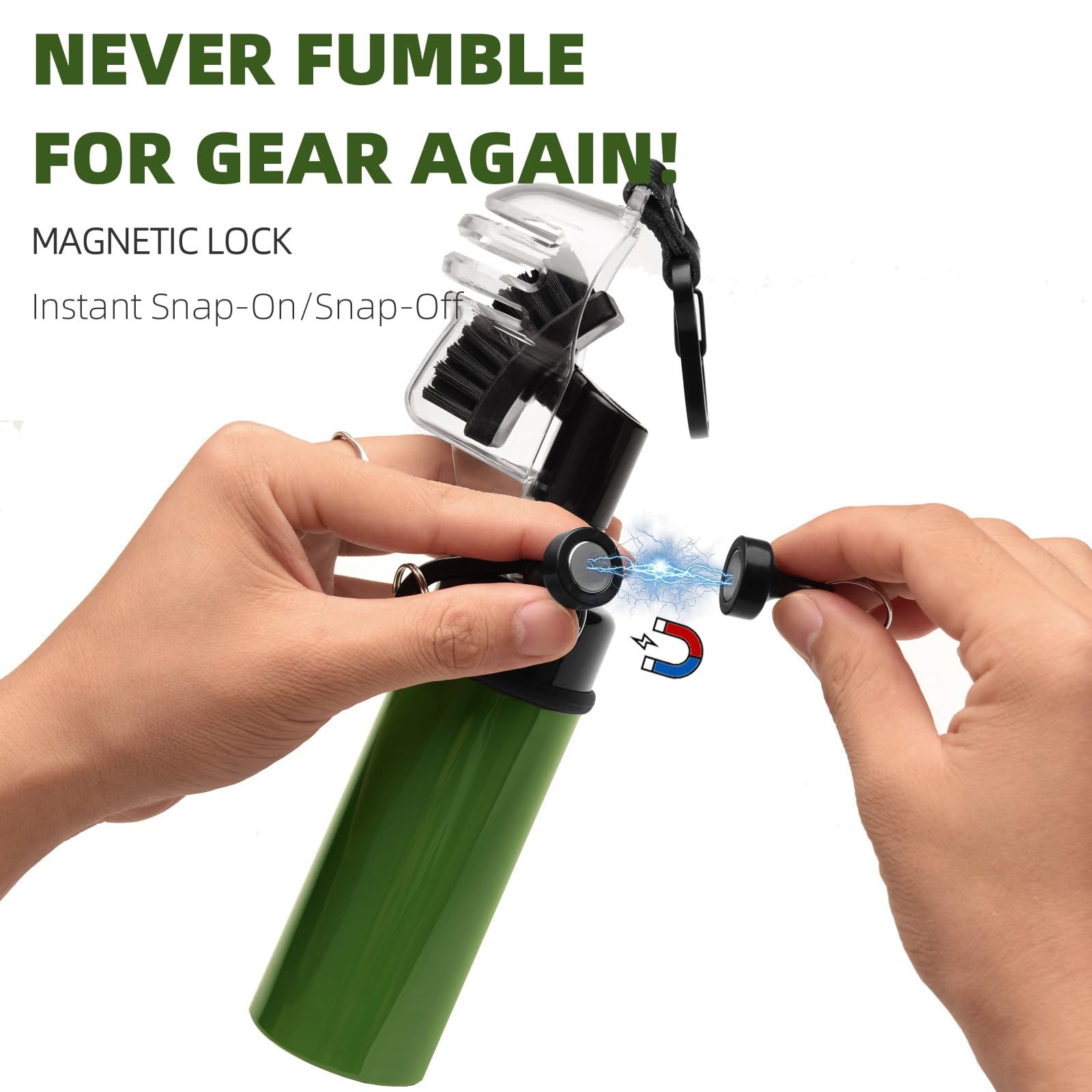 Pro Golf Brush, Golf Club Cleaner, 5oz Water Bottle Club Cleaner for Golf Bag with Magnetic Clip and Precision Ball Marker, Golf Accessories for Men