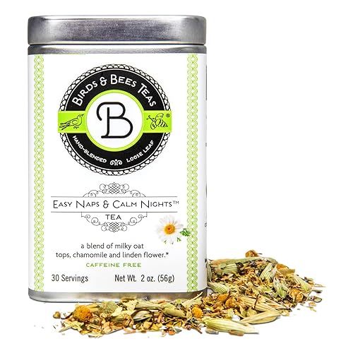 Birds & Bees Teas - Bedtime Tea for Easy Naps & Calm Nights Pregnancy Tea Our Loose Leaf Blend is for the whole Family, 30 Servings, 2.0 oz