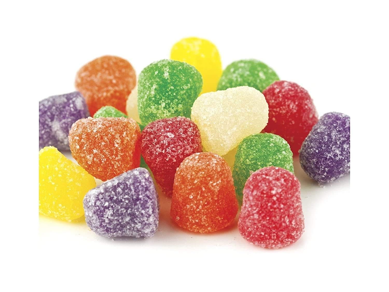Assorted Spiced Gum Drops Candy - 5 lb Bulk Bag, Soft Jelly Spice Drops in Cinnamon, Peppermint, Clove & More, Classic Old-Fashioned Sweets