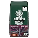 Starbucks Whole Coffee Beans, Dark Roast Hot or Iced Coffee, French Roast, 12 oz
