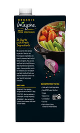 Imagine Foods, Broth Vegetable Low Sodium Organic, 32 Fl Oz