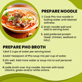 Essence of Lotus Instant Spicy Beef Pho Soup Mix - Ready-to-Eat Flavorful, Restaurant-Quality Pho broth, Made in the US (Spicy Beef Soup Mix, 1-Pack)