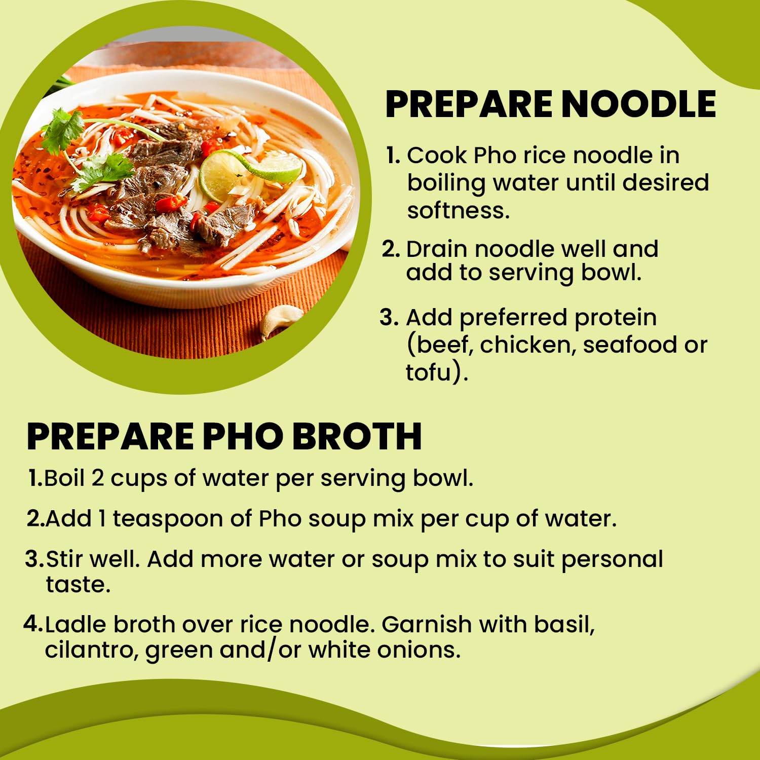 Essence of Lotus Instant Spicy Beef Pho Soup Mix - Ready-to-Eat Flavorful, Restaurant-Quality Pho broth, Made in the US (Spicy Beef Soup Mix, 1-Pack)