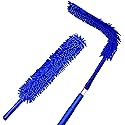 Spider Web Brush with Pole | Chenille Extension Duster, Aluminum Extension Rod | Extend 18-20 feet Cleaning High Ceilings, Cathedral Ceilings, Ceiling