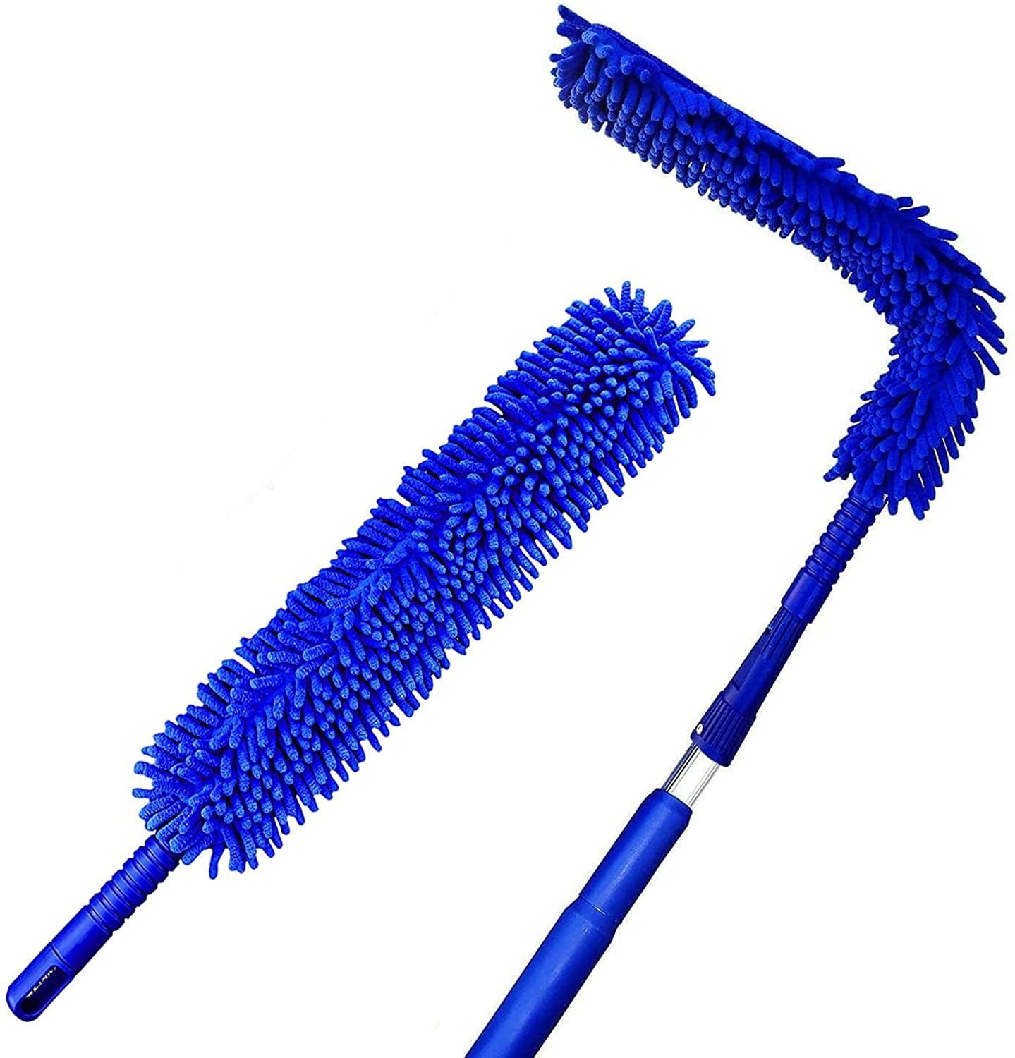 Spider Web Brush with Pole | Chenille Extension Duster, Aluminum Extension Rod | Extend 18-20 feet Cleaning High Ceilings, Cathedral Ceilings, Ceiling