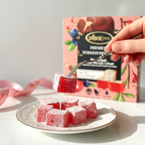 Atici Lokum Authentic Turkish Delight 8oz - Gourmet Vegan Sweets, Gluten-Free, Halal Soft Chewy Candy Gift Box | Traditional Premium Lokum Loukoumi