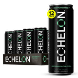 Echelon Pre-Workout Energy Drink | Watermelon Thai Chili | 12 Pack | Sustained Energy, Focus and Endurance Dietary Supplement | 300mg of Caffeine |