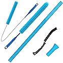 Dryer Vent Cleaner Kit,5 Piece Universal Vent Cleaner with Vacuum Attachment,Dryer Lint Brush, and Hose for Clothes Dryer-Lint Trap Cleaning Tool