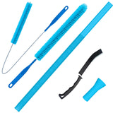 Dryer Vent Cleaner Kit,5 Piece Universal Vent Cleaner with Vacuum Attachment,Dryer Lint Brush, and Hose for Clothes Dryer-Lint Trap Cleaning Tool