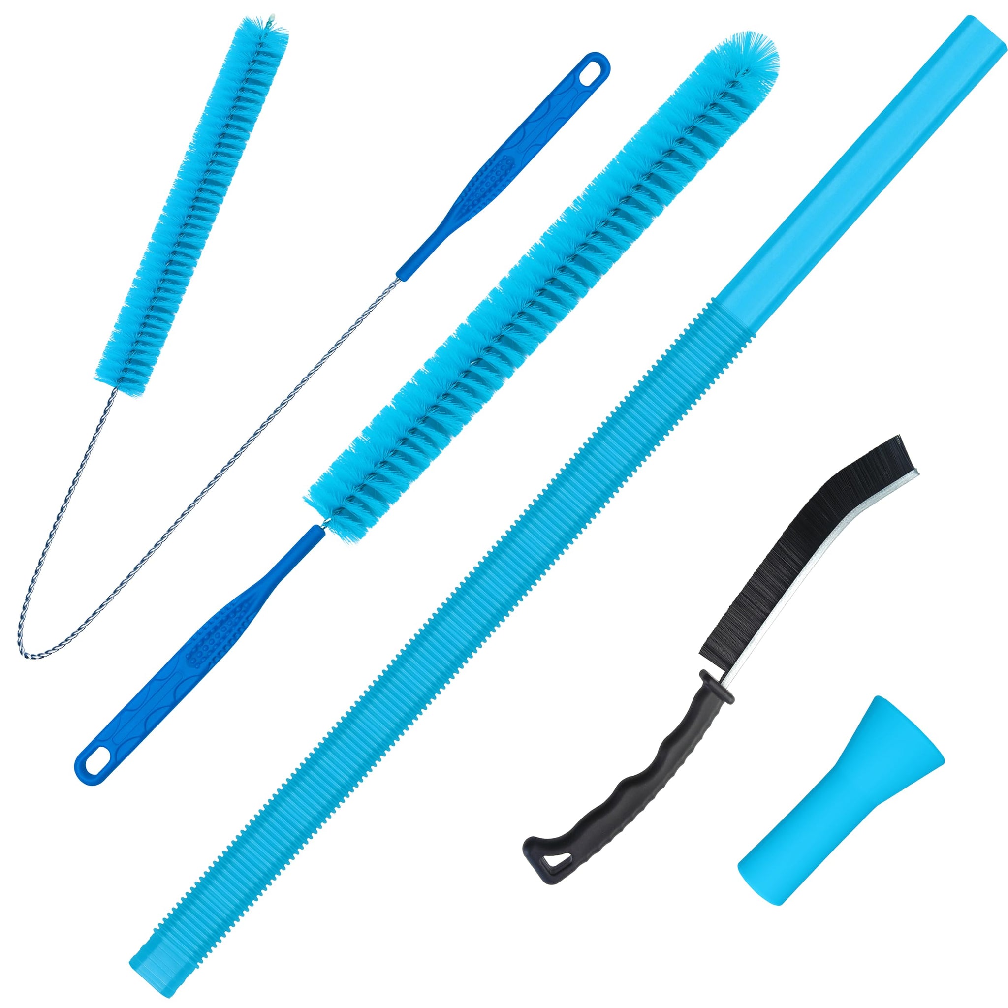 Dryer Vent Cleaner Kit,5 Piece Universal Vent Cleaner with Vacuum Attachment,Dryer Lint Brush, and Hose for Clothes Dryer-Lint Trap Cleaning Tool