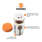 Allrecipes Taste of Asia (Chili Powder, Chinese Five Spice, Ground Ginger) in Glass Jars with Removable Sifter Caps for Sprinkling, Set of 3