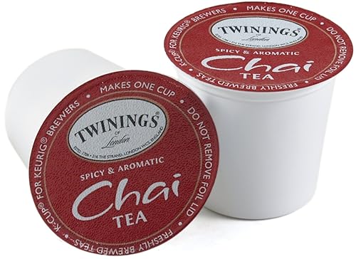 Twinings Chai Tea Single Serve Keurig K-Cup Pods, 144 Count