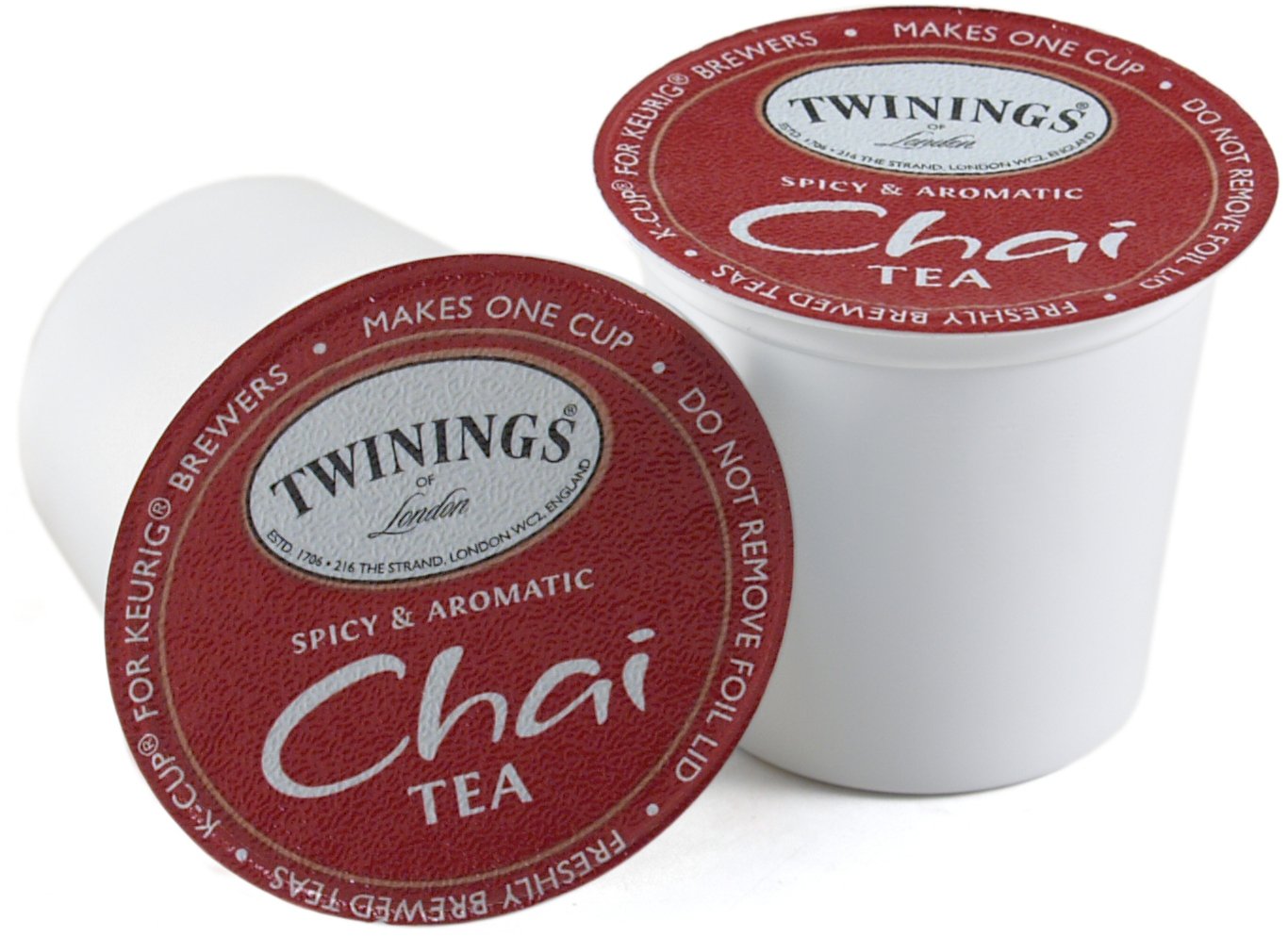 Twinings Chai Tea Single Serve Keurig K-Cup Pods, 144 Count
