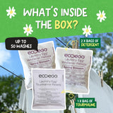 Ecoegg Laundry Egg Refill Pellets, 50 Loads, Spring Blossom, Sensitive Skin Laundry Detergent