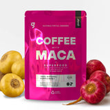 Ground Coffee with Peruvian Root Maca | Adaptogenic Energy Boost | Hormone Balance & Mood Support | Filtered Medium-Dark Roast | 250g - Glomyt Coffee