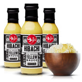 Gojo Hibachi Sauce, The Original Yellow Sauce, Buttery Tangy Japanese Steakhouse Dipping and Drizzle Sauce for Shrimp, Chicken, Steak, Rice