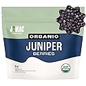 J MAC BOTANICALS, Organic Whole Juniper Berries, Certified Organic, juniper for herbal infusions, cooking and seasoning beef, pork, turkey brine