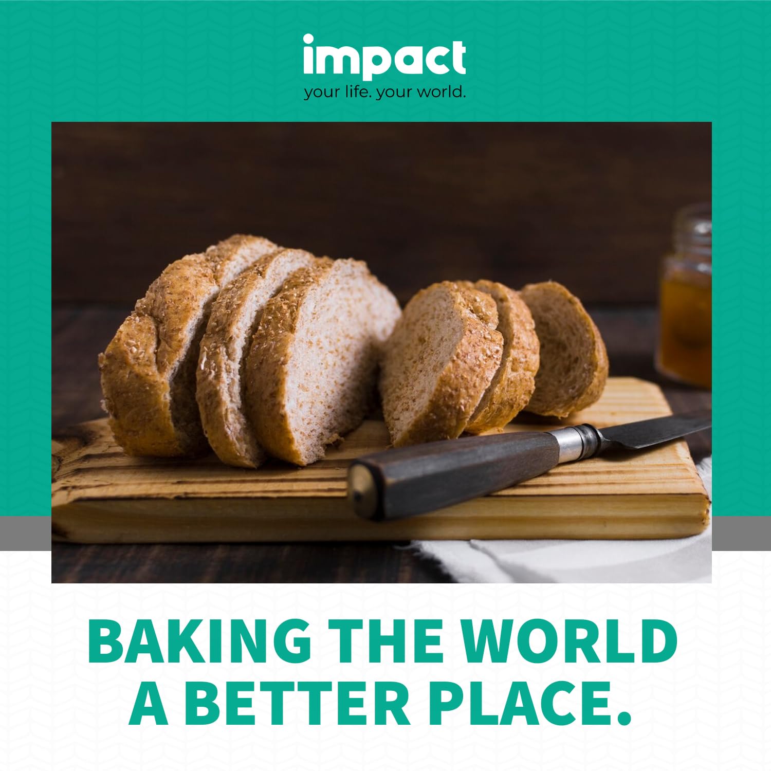 Impact - Organic Cassava Flour - Gluten-Free Baking Essential - Grain-Free Wheat Flour Substitute for Cooking and Baking - High Fiber, Easy to Use