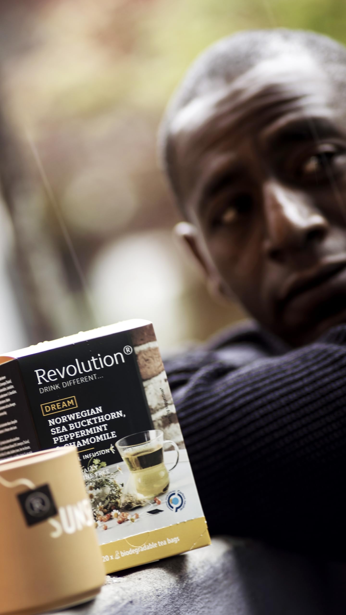 REVOLUTION TEA® Norwegian Chamomile Tea Bags [THE ORIGINAL] - Norwegian Sea Buckthorn, Peppermint & Chamomile - Herbal Tea Blend - Premium Full Leaf