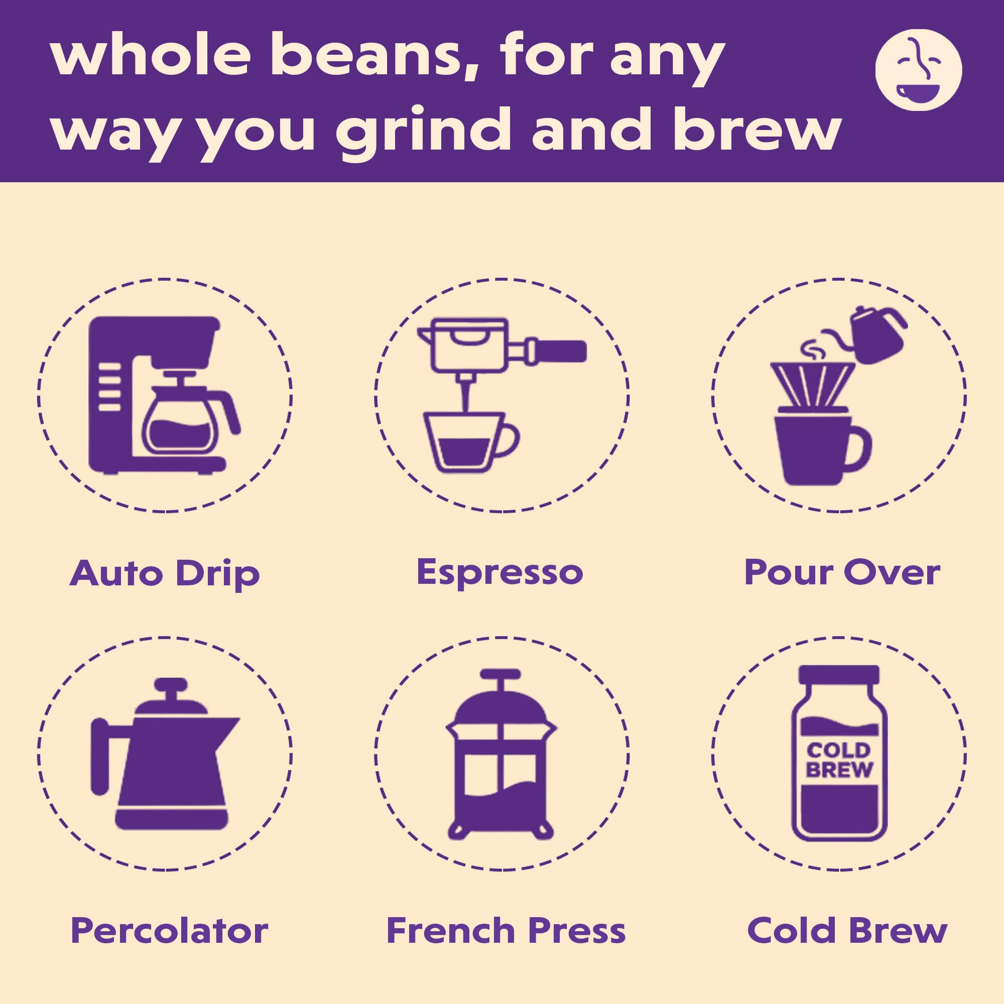Coffee Bean Direct Guatemalan, Whole Bean Coffee, Arabica Coffee, Light Roast, 1 Pound Bag (Pack of 1)