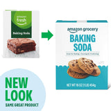 Amazon Grocery, Baking Soda for Baking and Freshening, 16 Oz