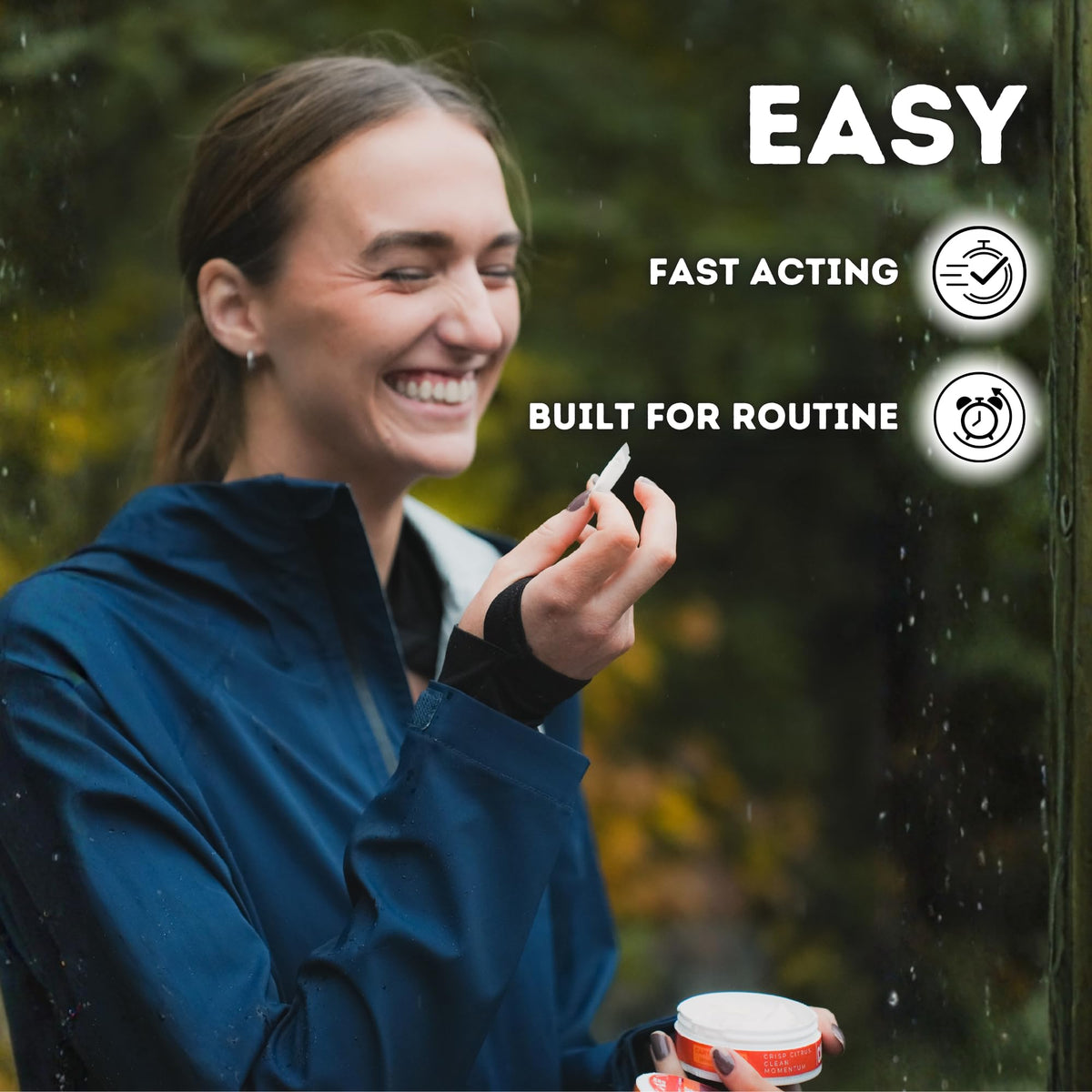 CAFFYNE Energy Pouches by Long Run Co. - All Natural Caffeine + B Vitamins + L-Theanine | Sugar-Free & 0 Calories | 100mg of Caffeine in Each Pouch