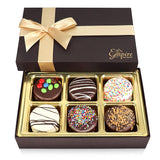 Gourmet Cookies Gift Basket - Delicious Chocolate Gift Basket Great for Birthday Treats for Women and Men - Fancy Chocolate Covered Cookies