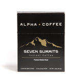 Alpha Coffee - Seven Summits Instant Coffee - 12 On-The-Move Sticks | Premium Honduran Medium Roast | 100% Arabica Coffee