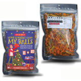Christmas Balls Trail Mix Spicy Snacks for Men Christmas Lovers Gift Basket Filler Xmas Ideas Mens Stocking Stuffers Spicy Sriracha