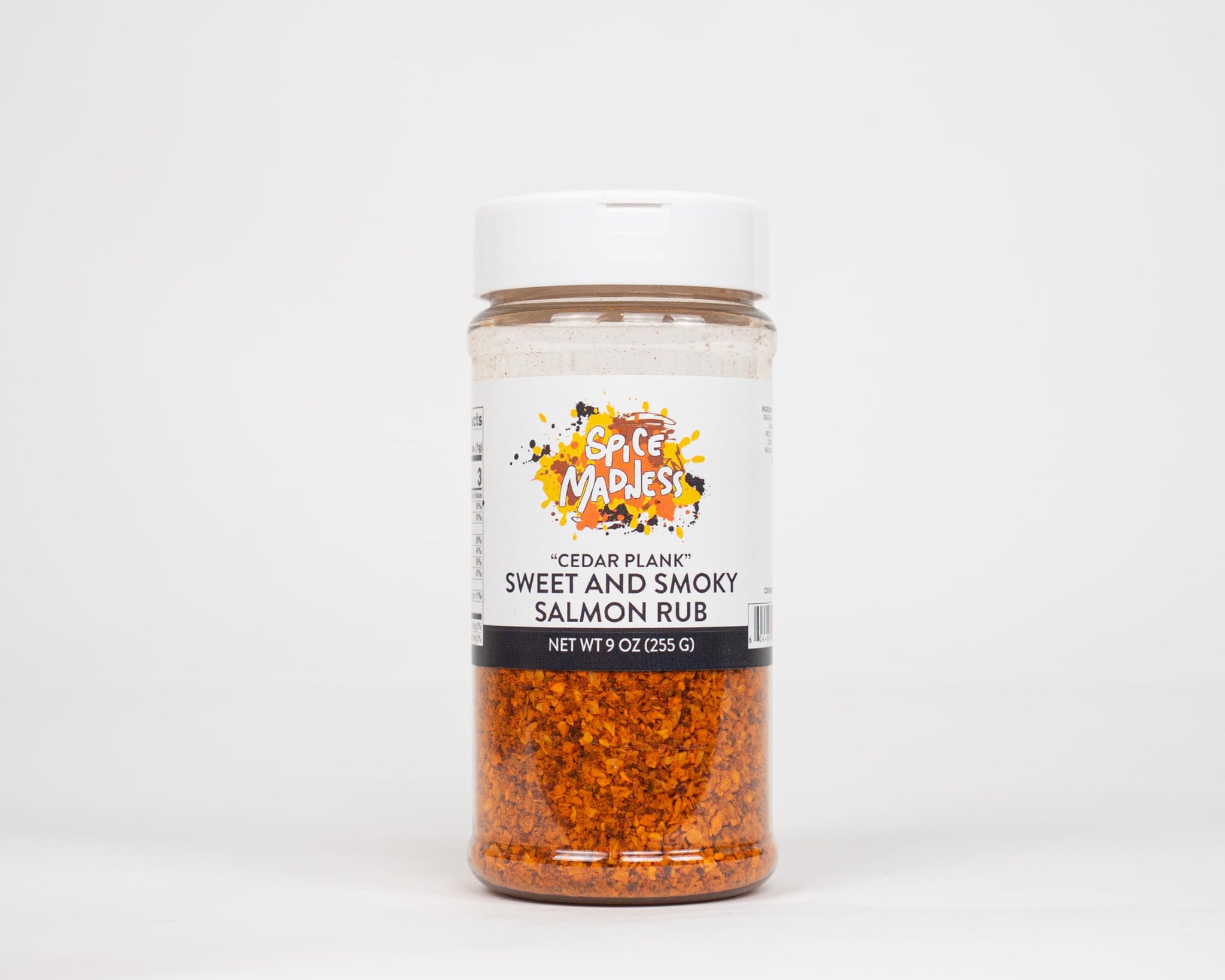 Spice Madness - Cedar Plank Sweet & Smoky Salmon Rub - 9 oz