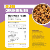McCaffrey Golden Cinnamon Raisin Granola, Organic Granola Cereal, 4oz