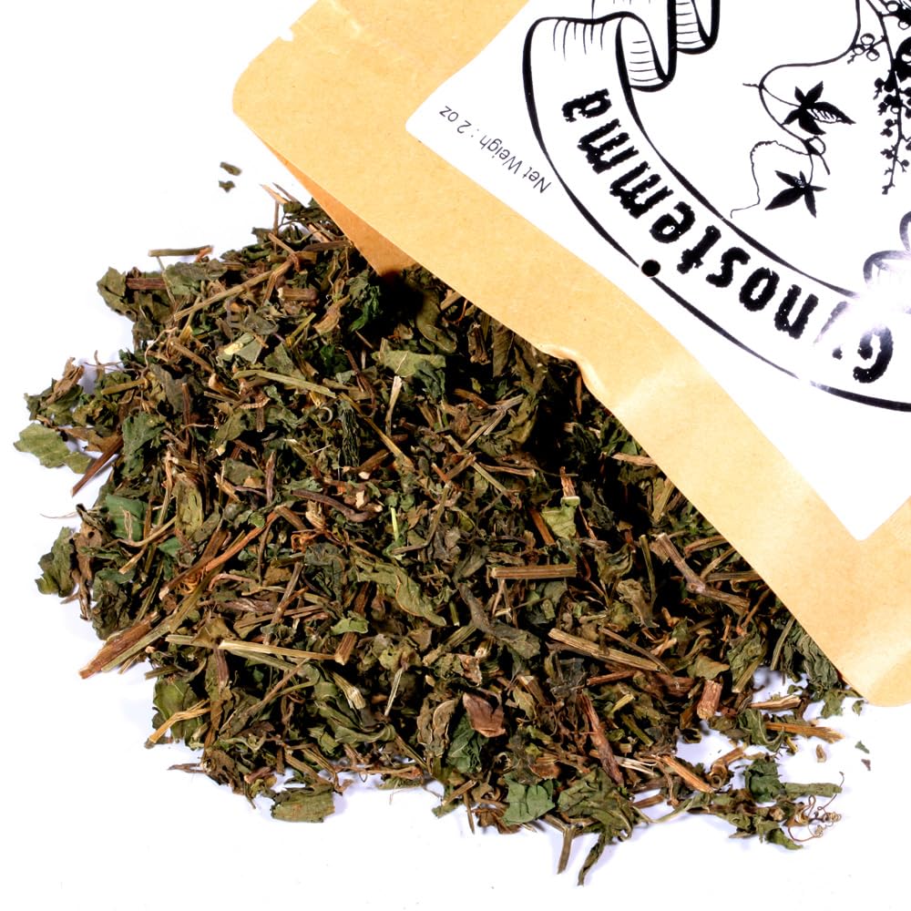 EidolonGreen Organic Jiaogulan (Gynostemma/???/jiao gu lan) - 2oz (60g) Dried Herbal Tea - Also Known as Southern Ginseng or Immortality Herb