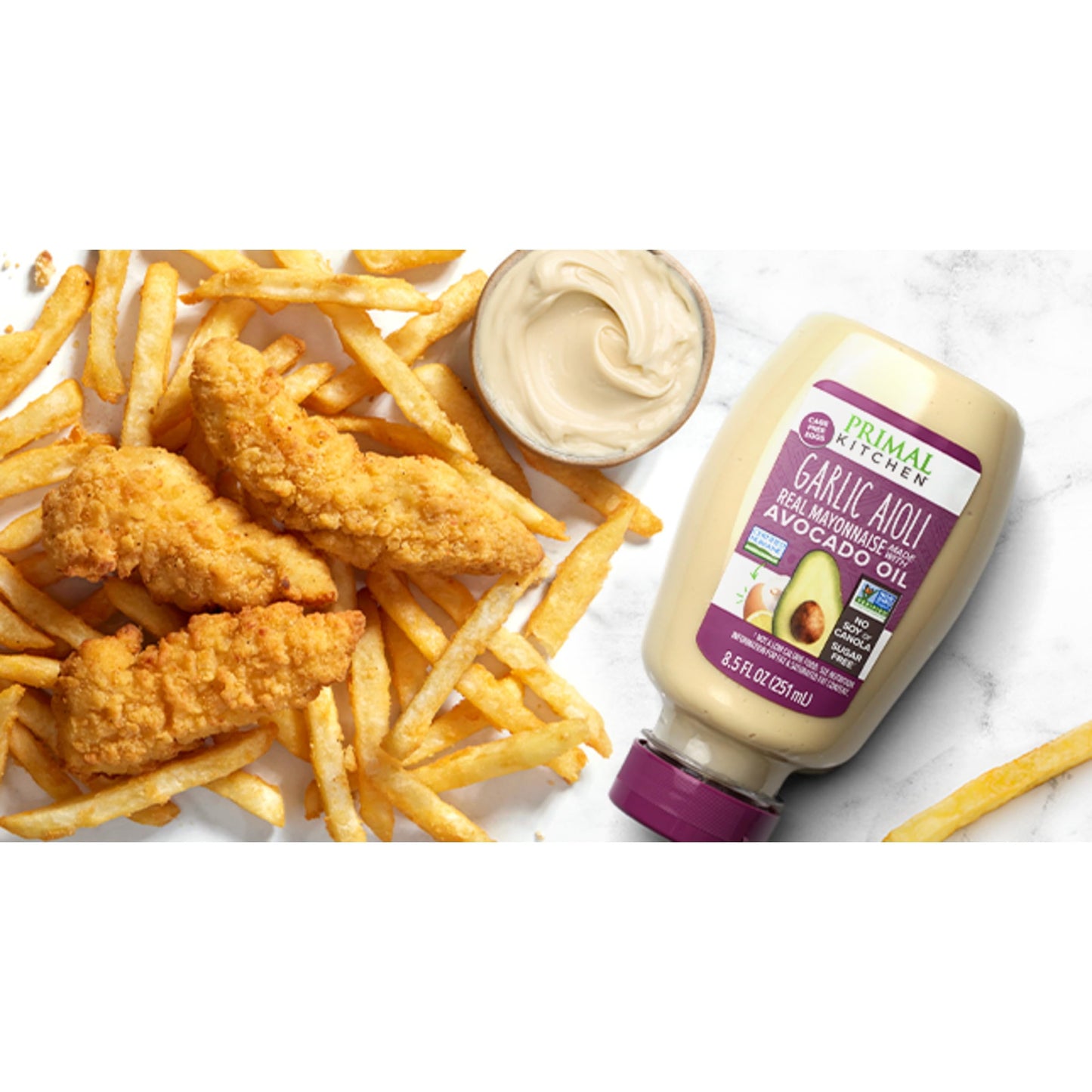 Primal Kitchen Garlic Aioli Mayo Squeeze, 8.5 ounce