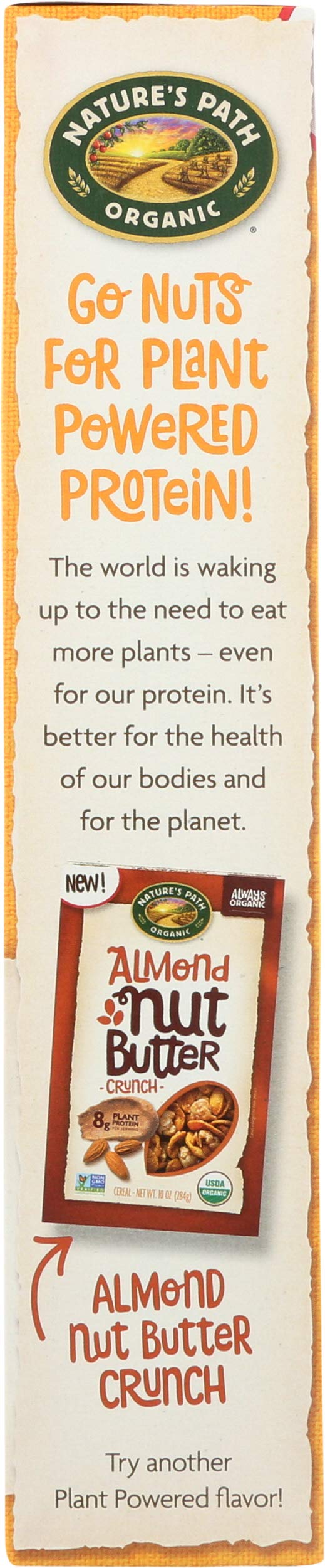 Natures Path, Granola Honey And Peanut Nut Butter Crunch Organic, 10 Ounce